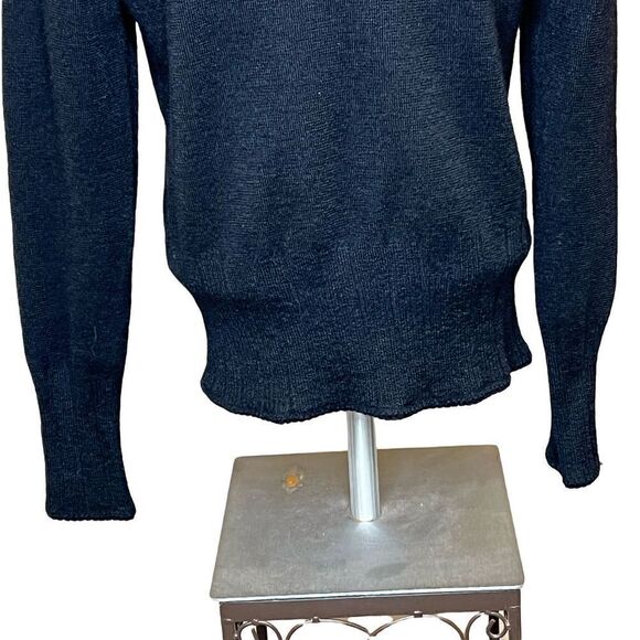 Mercer & Madison black merino wool crew neck sweater size XL - Picture 9 of 15